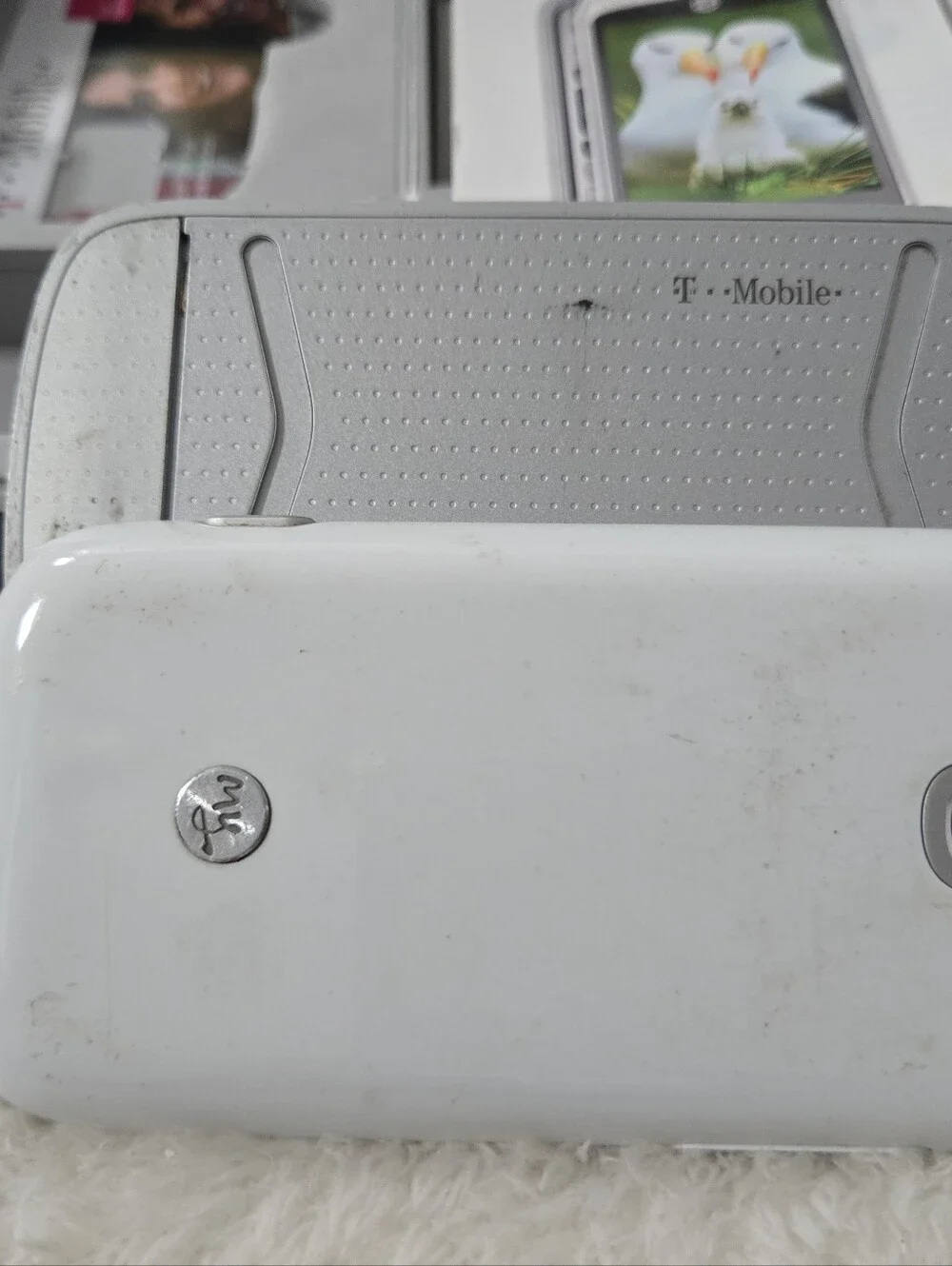 White Slide-Out MY TOUCH TMobile Phone